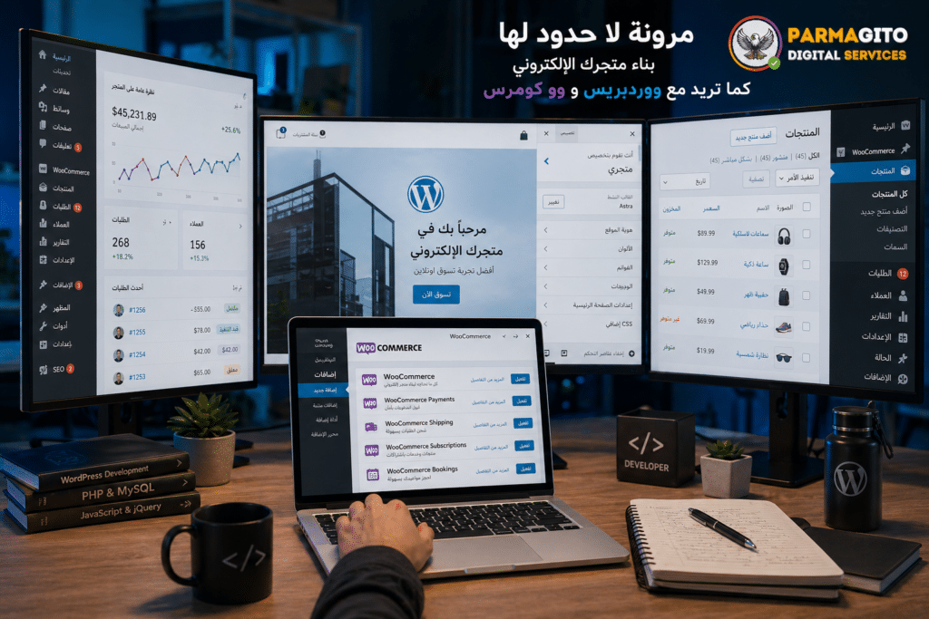 واجهة تخصيص ووردبريس وWooCommerce