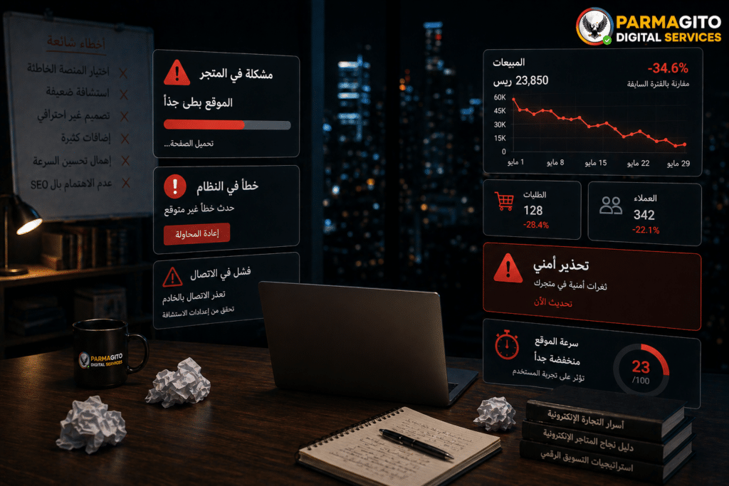 صاحب مشروع يواجه مشاكل بسبب اختيار منصة خاطئة