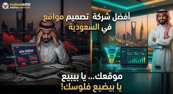 مقارنة بين موقع تقليدي وموقع عالي التحويل في السعودية مع نمو الأعمال